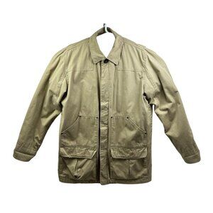 EDDIE BAUER Men's Tall XL Beige/Tan Chore Utility Jacket w/Removable Insulation